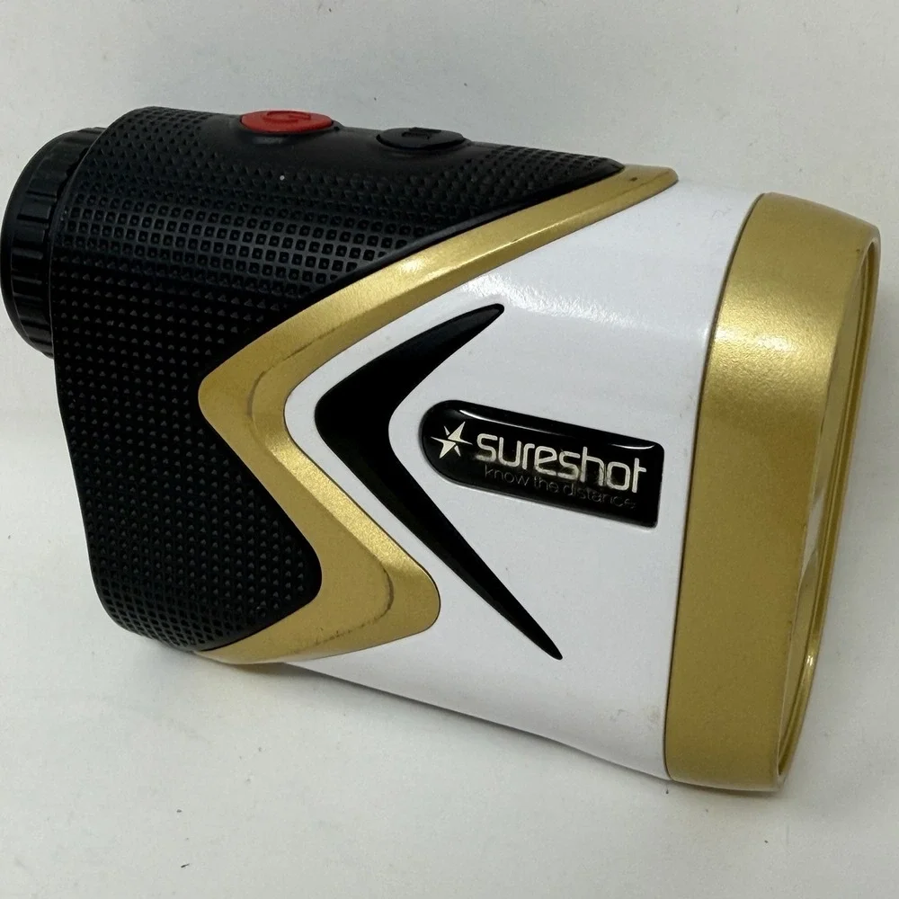 Sureshot MGI PinLoc 5000iPS Golf Laser Rangefinder Slope Pulse Gold White